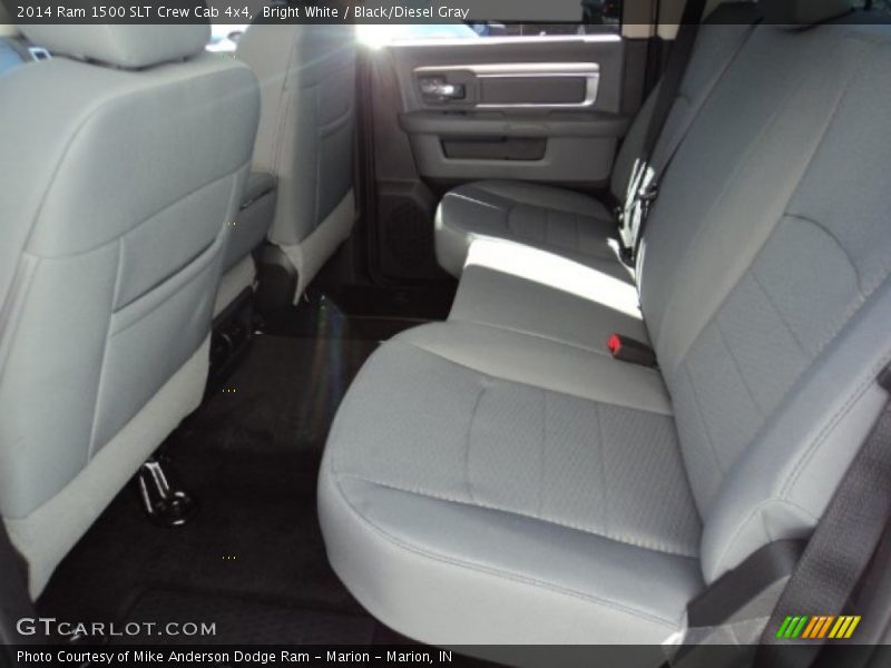 Bright White / Black/Diesel Gray 2014 Ram 1500 SLT Crew Cab 4x4