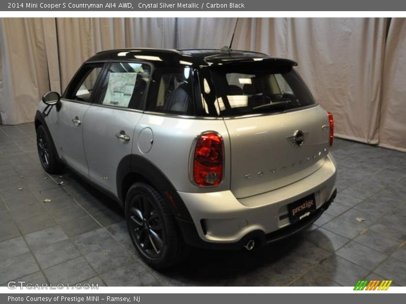 Crystal Silver Metallic / Carbon Black 2014 Mini Cooper S Countryman All4 AWD