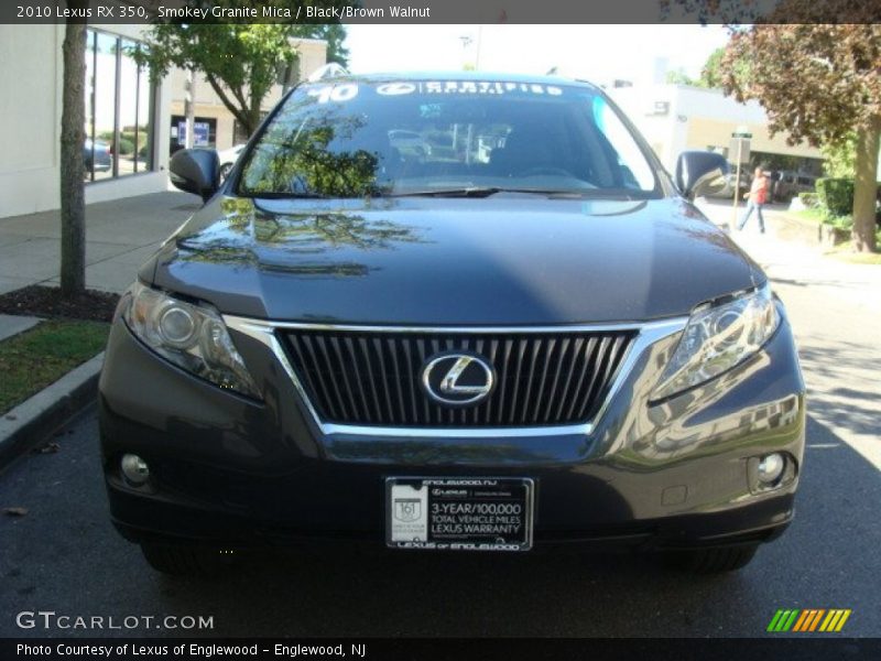 Smokey Granite Mica / Black/Brown Walnut 2010 Lexus RX 350