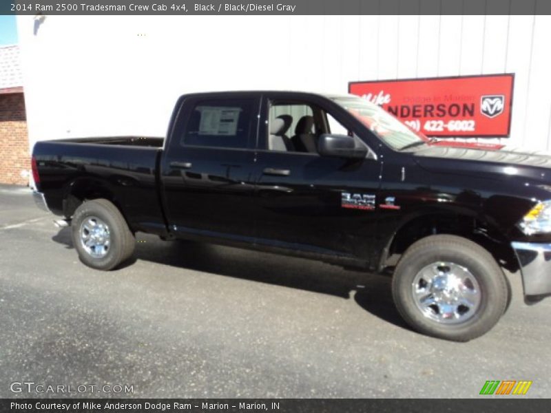 Black / Black/Diesel Gray 2014 Ram 2500 Tradesman Crew Cab 4x4