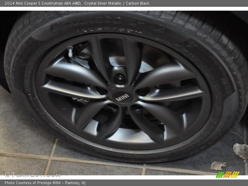 Crystal Silver Metallic / Carbon Black 2014 Mini Cooper S Countryman All4 AWD