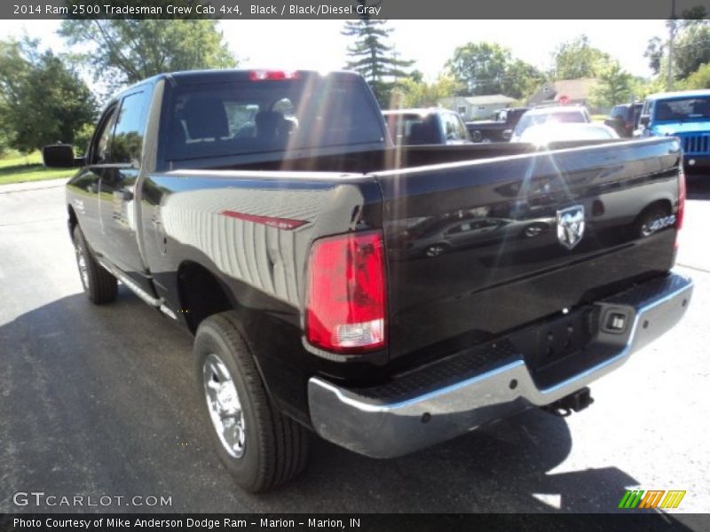 Black / Black/Diesel Gray 2014 Ram 2500 Tradesman Crew Cab 4x4