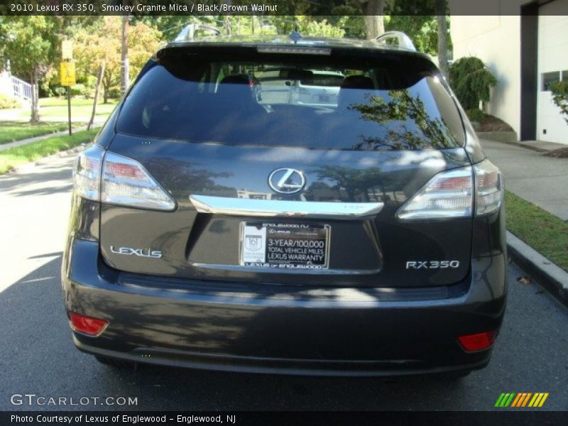Smokey Granite Mica / Black/Brown Walnut 2010 Lexus RX 350