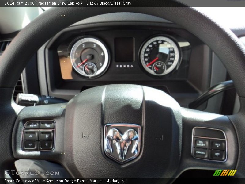 Black / Black/Diesel Gray 2014 Ram 2500 Tradesman Crew Cab 4x4