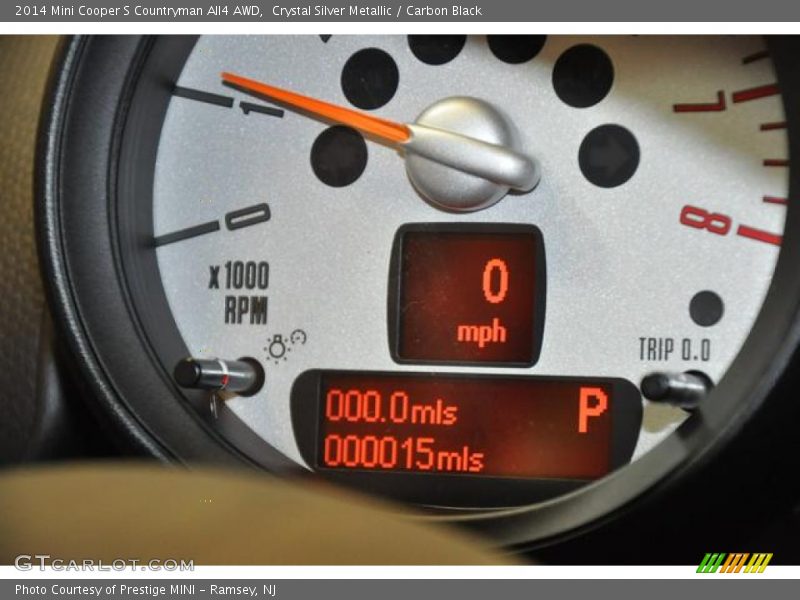 Crystal Silver Metallic / Carbon Black 2014 Mini Cooper S Countryman All4 AWD