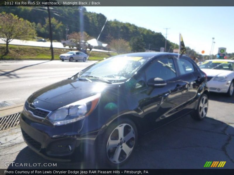 Midnight Black / Black 2012 Kia Rio Rio5 SX Hatchback