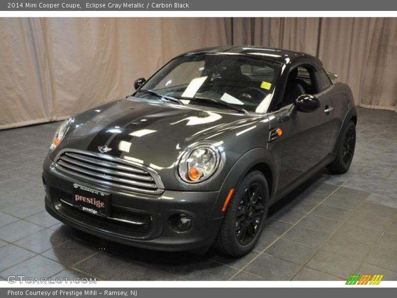 Eclipse Gray Metallic / Carbon Black 2014 Mini Cooper Coupe