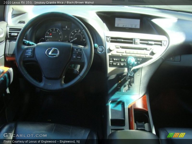 Smokey Granite Mica / Black/Brown Walnut 2010 Lexus RX 350