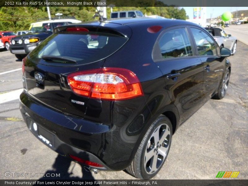 Midnight Black / Black 2012 Kia Rio Rio5 SX Hatchback