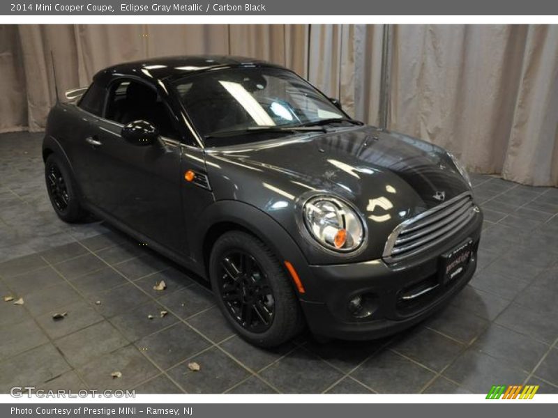 Eclipse Gray Metallic / Carbon Black 2014 Mini Cooper Coupe