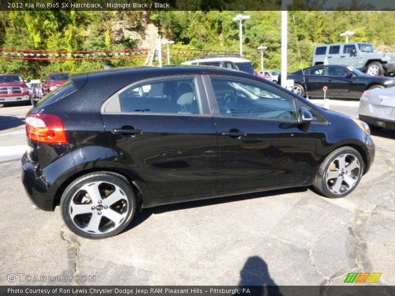 Midnight Black / Black 2012 Kia Rio Rio5 SX Hatchback