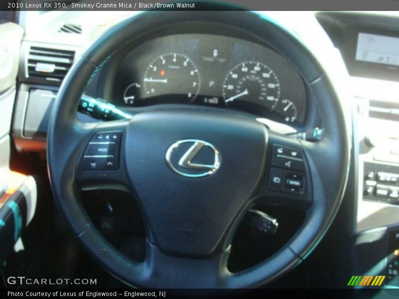 Smokey Granite Mica / Black/Brown Walnut 2010 Lexus RX 350