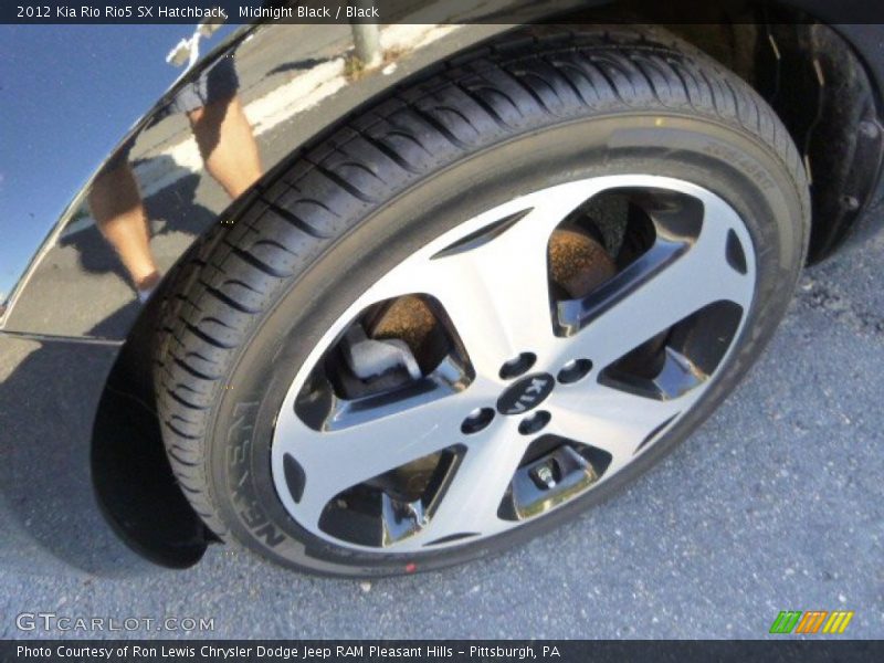 Midnight Black / Black 2012 Kia Rio Rio5 SX Hatchback
