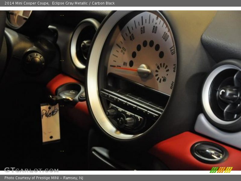 Eclipse Gray Metallic / Carbon Black 2014 Mini Cooper Coupe