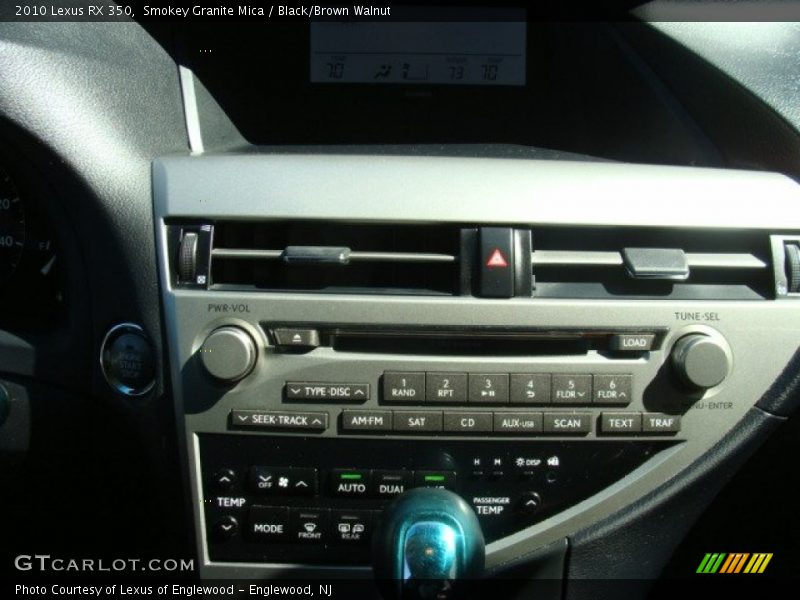 Smokey Granite Mica / Black/Brown Walnut 2010 Lexus RX 350