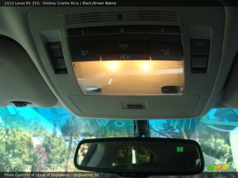 Smokey Granite Mica / Black/Brown Walnut 2010 Lexus RX 350