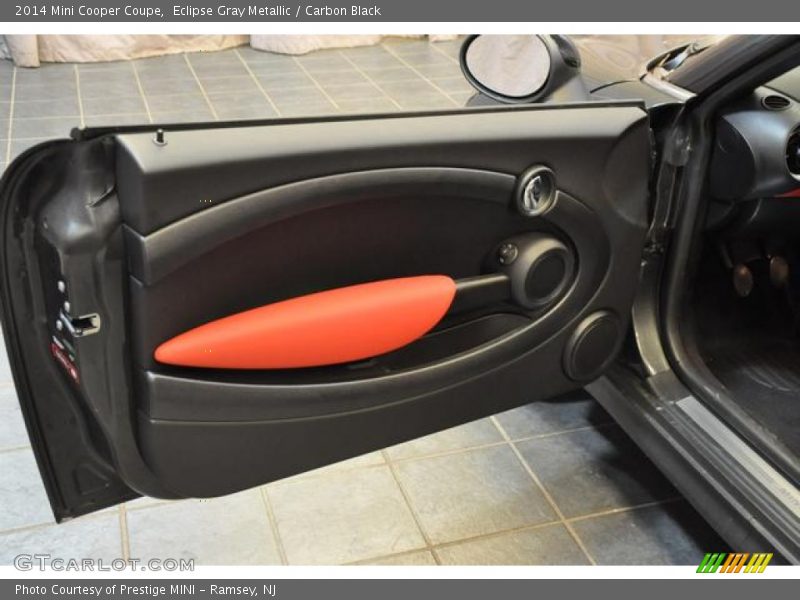 Eclipse Gray Metallic / Carbon Black 2014 Mini Cooper Coupe