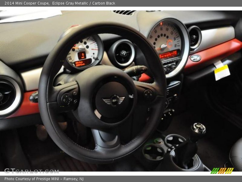 Eclipse Gray Metallic / Carbon Black 2014 Mini Cooper Coupe