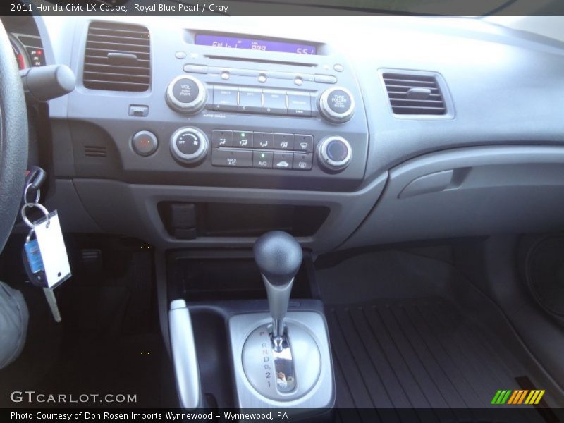 Royal Blue Pearl / Gray 2011 Honda Civic LX Coupe