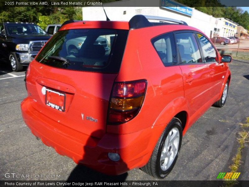 Lava Red Metallic / Graphite 2005 Pontiac Vibe AWD