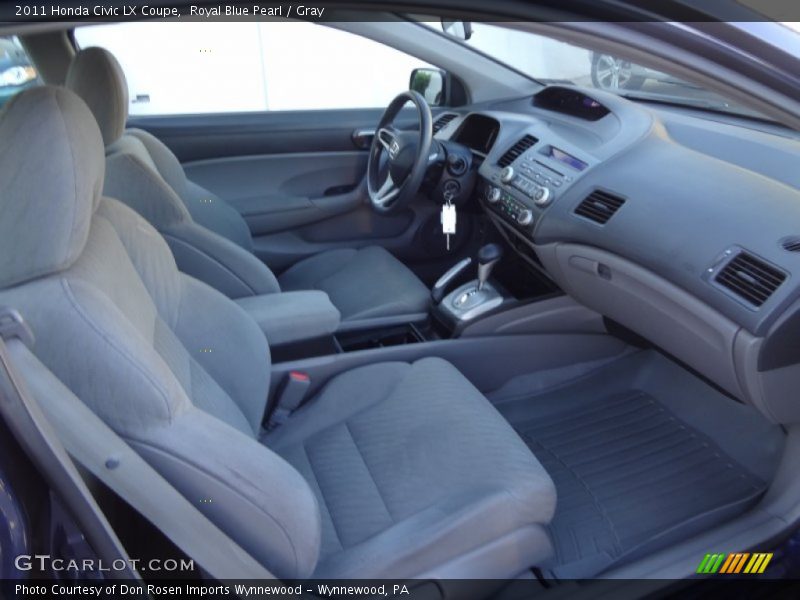 Royal Blue Pearl / Gray 2011 Honda Civic LX Coupe