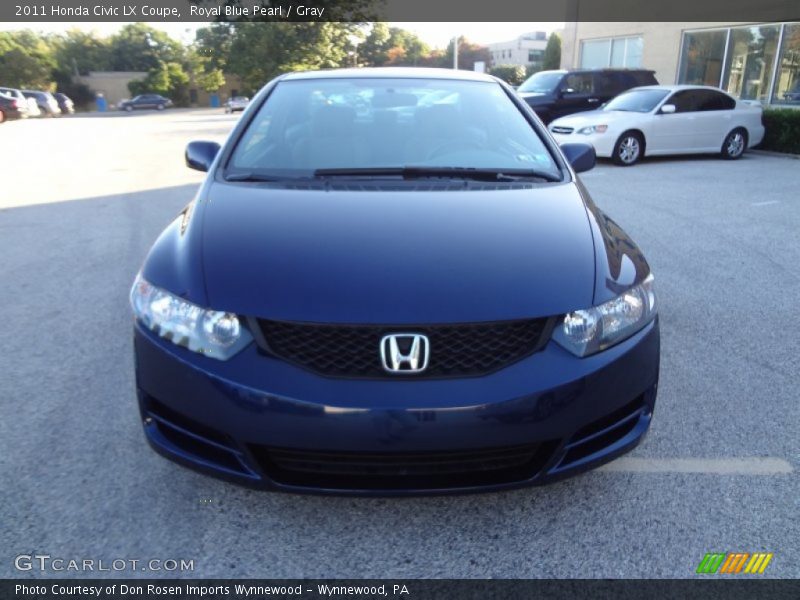 Royal Blue Pearl / Gray 2011 Honda Civic LX Coupe