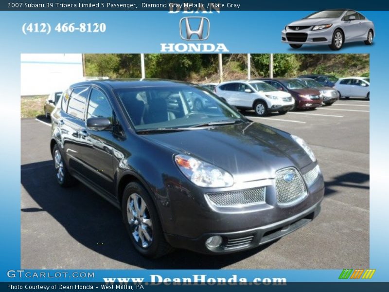 Diamond Gray Metallic / Slate Gray 2007 Subaru B9 Tribeca Limited 5 Passenger