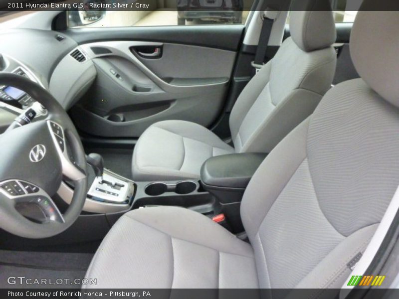 Radiant Silver / Gray 2011 Hyundai Elantra GLS