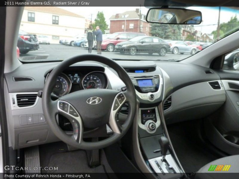Radiant Silver / Gray 2011 Hyundai Elantra GLS
