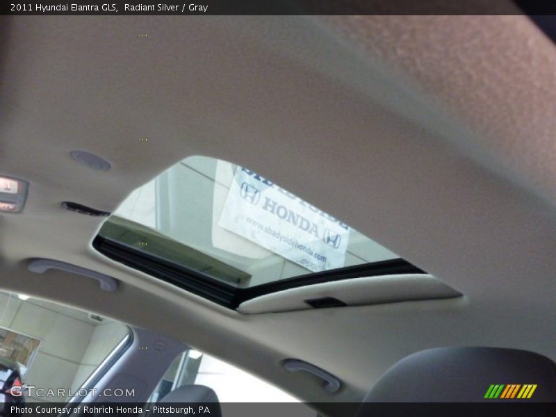 Radiant Silver / Gray 2011 Hyundai Elantra GLS