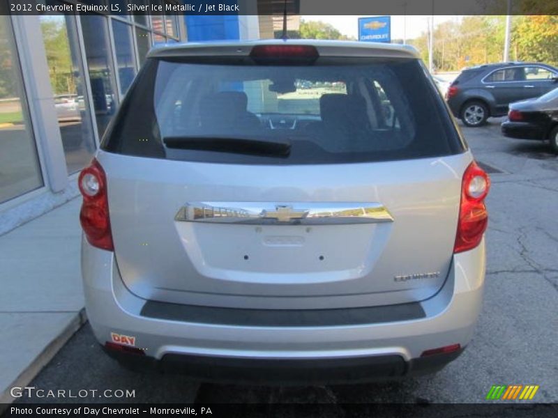 Silver Ice Metallic / Jet Black 2012 Chevrolet Equinox LS