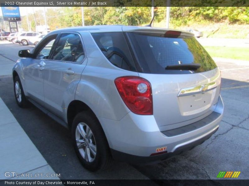 Silver Ice Metallic / Jet Black 2012 Chevrolet Equinox LS