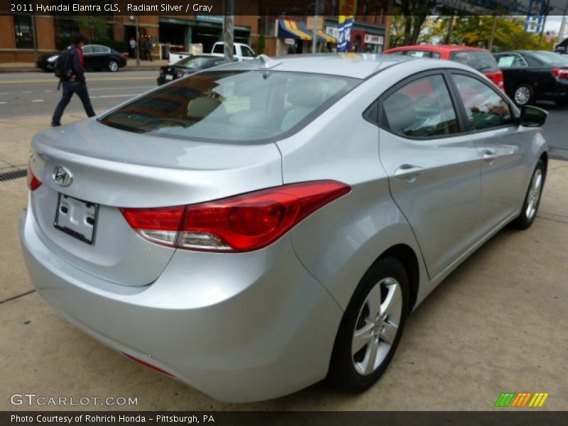 Radiant Silver / Gray 2011 Hyundai Elantra GLS