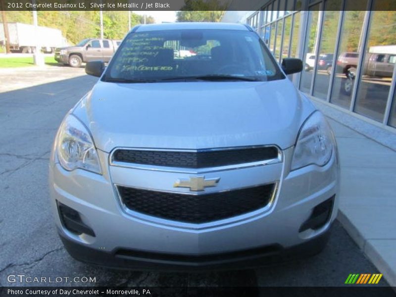 Silver Ice Metallic / Jet Black 2012 Chevrolet Equinox LS