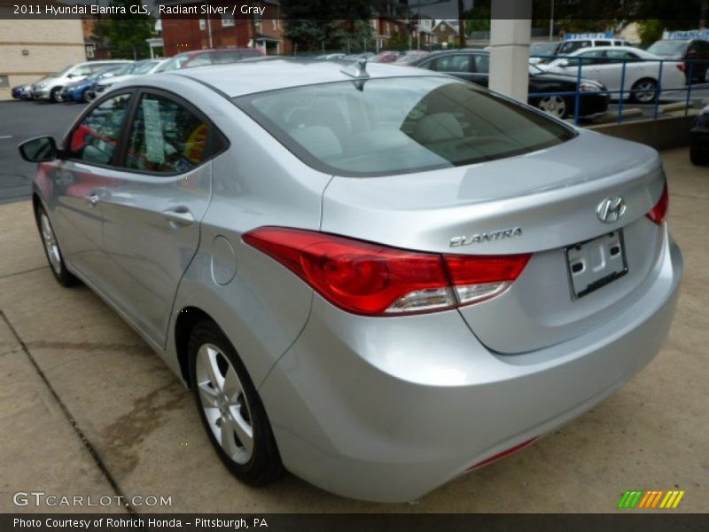 Radiant Silver / Gray 2011 Hyundai Elantra GLS