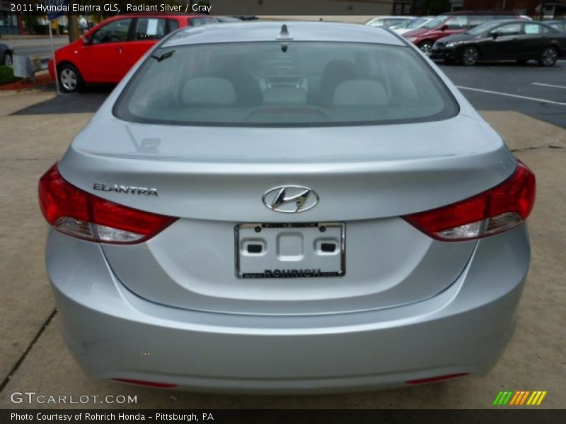 Radiant Silver / Gray 2011 Hyundai Elantra GLS