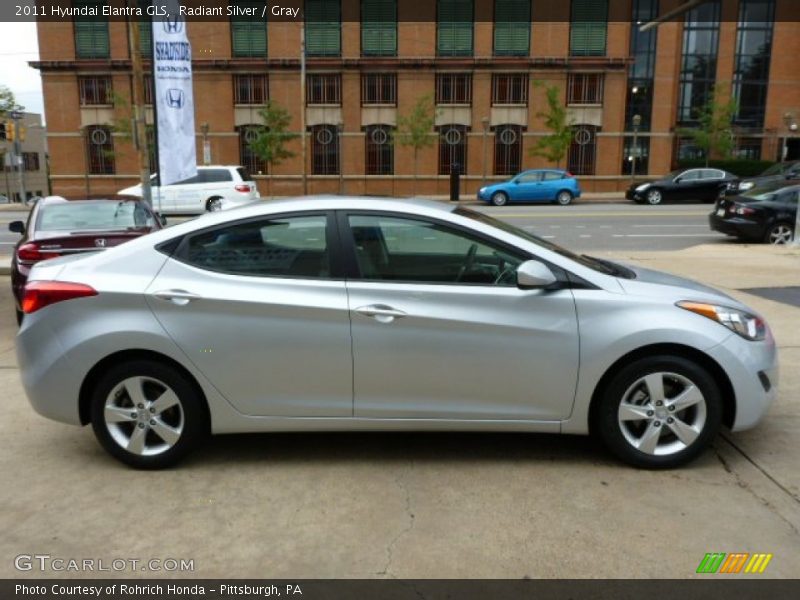 Radiant Silver / Gray 2011 Hyundai Elantra GLS