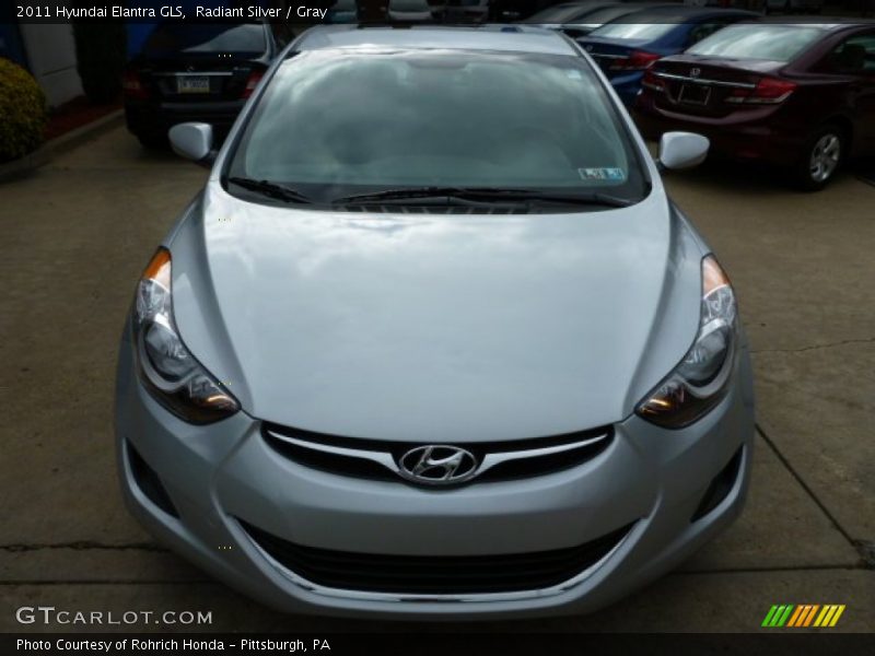 Radiant Silver / Gray 2011 Hyundai Elantra GLS