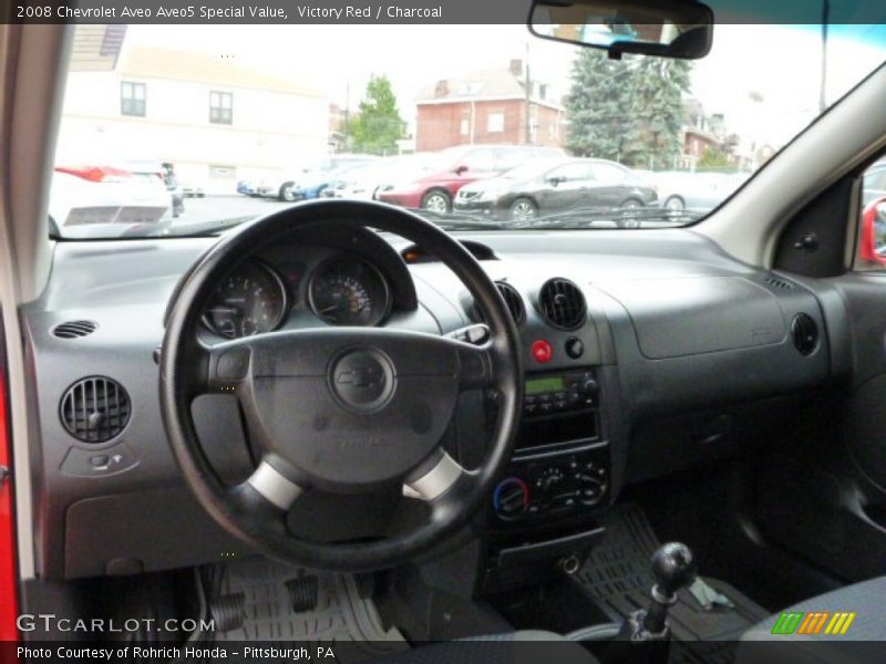 Victory Red / Charcoal 2008 Chevrolet Aveo Aveo5 Special Value