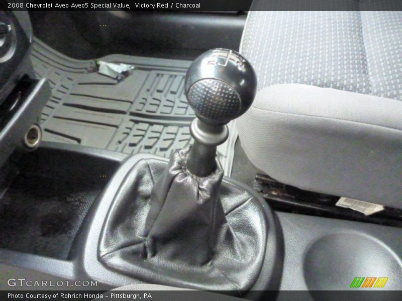 Victory Red / Charcoal 2008 Chevrolet Aveo Aveo5 Special Value