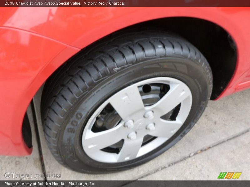 Victory Red / Charcoal 2008 Chevrolet Aveo Aveo5 Special Value