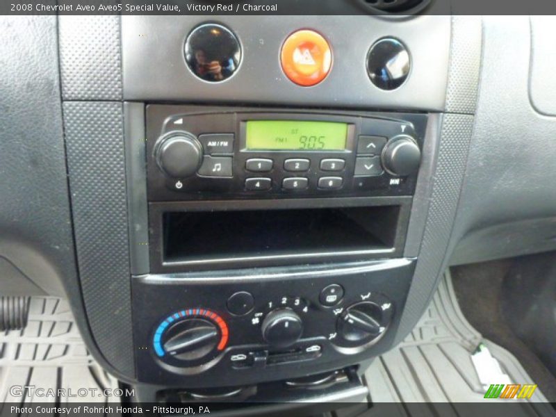 Victory Red / Charcoal 2008 Chevrolet Aveo Aveo5 Special Value