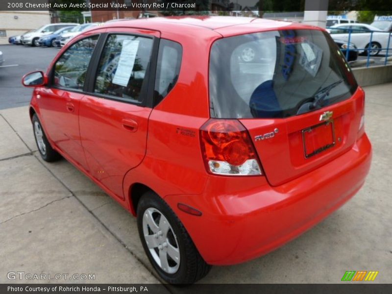 Victory Red / Charcoal 2008 Chevrolet Aveo Aveo5 Special Value