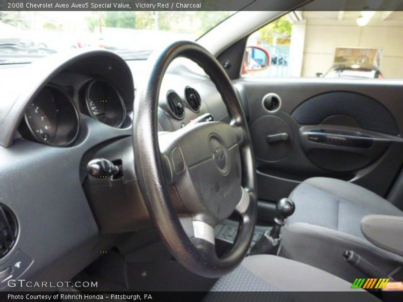 Victory Red / Charcoal 2008 Chevrolet Aveo Aveo5 Special Value