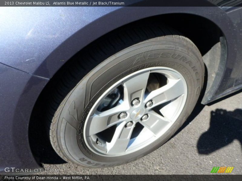 Atlantis Blue Metallic / Jet Black/Titanium 2013 Chevrolet Malibu LS