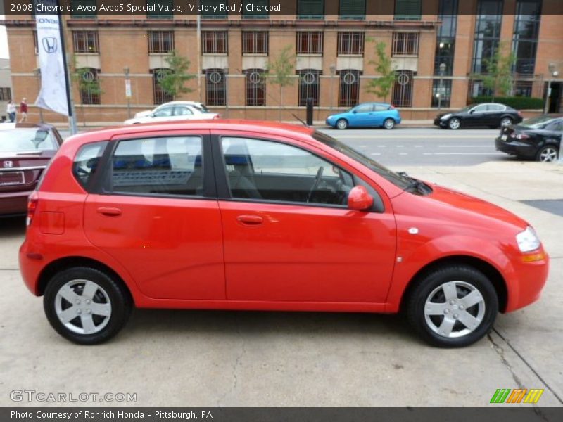 Victory Red / Charcoal 2008 Chevrolet Aveo Aveo5 Special Value