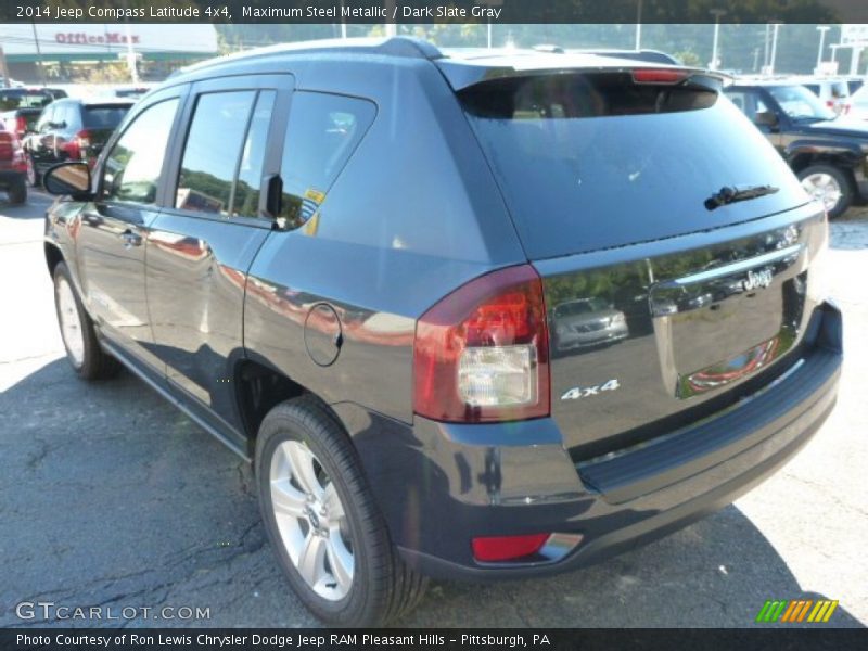 Maximum Steel Metallic / Dark Slate Gray 2014 Jeep Compass Latitude 4x4