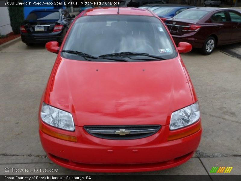 Victory Red / Charcoal 2008 Chevrolet Aveo Aveo5 Special Value