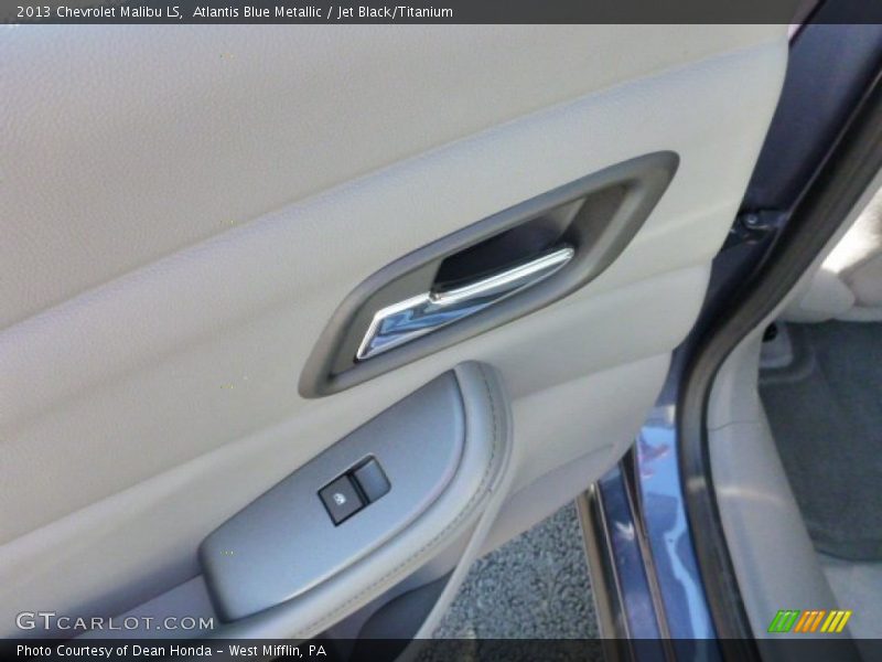 Atlantis Blue Metallic / Jet Black/Titanium 2013 Chevrolet Malibu LS