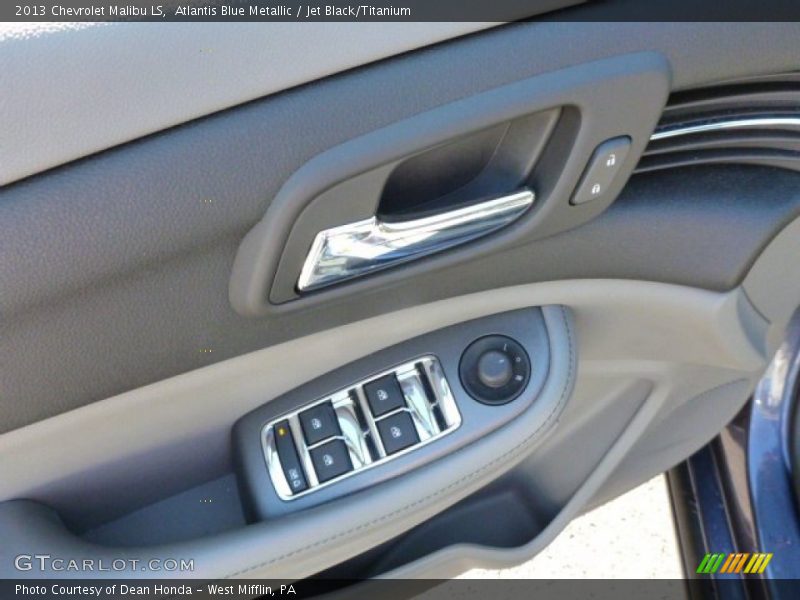 Atlantis Blue Metallic / Jet Black/Titanium 2013 Chevrolet Malibu LS